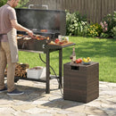 Rattan Propane Tank Cover Patio Hideaway Tank Side Table by LJGDeals