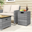 Rattan Propane Tank Cover Patio Hideaway Tank Side Table by LJGDeals