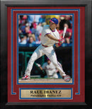 Raul Ibanez in Action Philadelphia Phillies 8" x 10" Framed Baseball Photo by Dynasty Sports & Framing