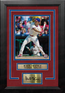 Raul Ibanez in Action Philadelphia Phillies 8" x 10" Framed Baseball Photo with Engraved Autograph by Dynasty Sports & Framing