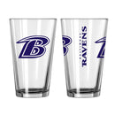 Baltimore Ravens NFL 2-Piece Pint Glass Gift Set by Dynasty Sports & Framing