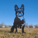 French Bulldog Metal Art – Handmade Steel Décor