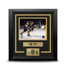Ray Bourque Slapshot Boston Bruins 8" x 10" Framed Hockey Photo with Engraved Autograph by Dynasty Sports & Framing