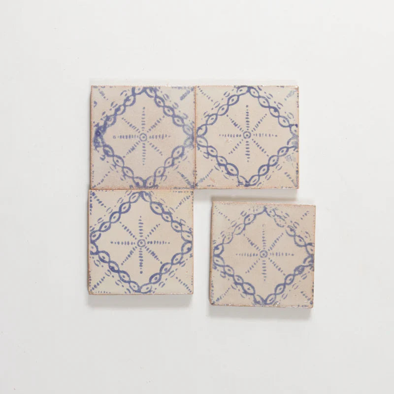 Rayo Azul 4"x4" by Tilesofezra