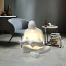 Reading Human Sculpture Floor Lamp