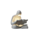 Reading Human Sculpture Floor Lamp