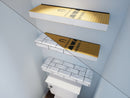 The Original™ Ready-to-Tile Free Floating Shelf with Orange Waterproof Board