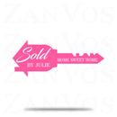 Real Estate Key Monogram