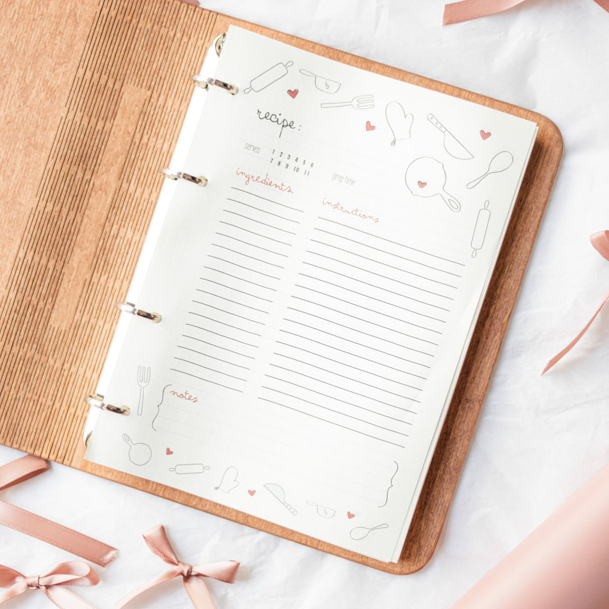Wooden Recipe Book – Tomatoes Theme, photo 4 of 14