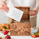 Wooden Recipe Box – Bakery Theme