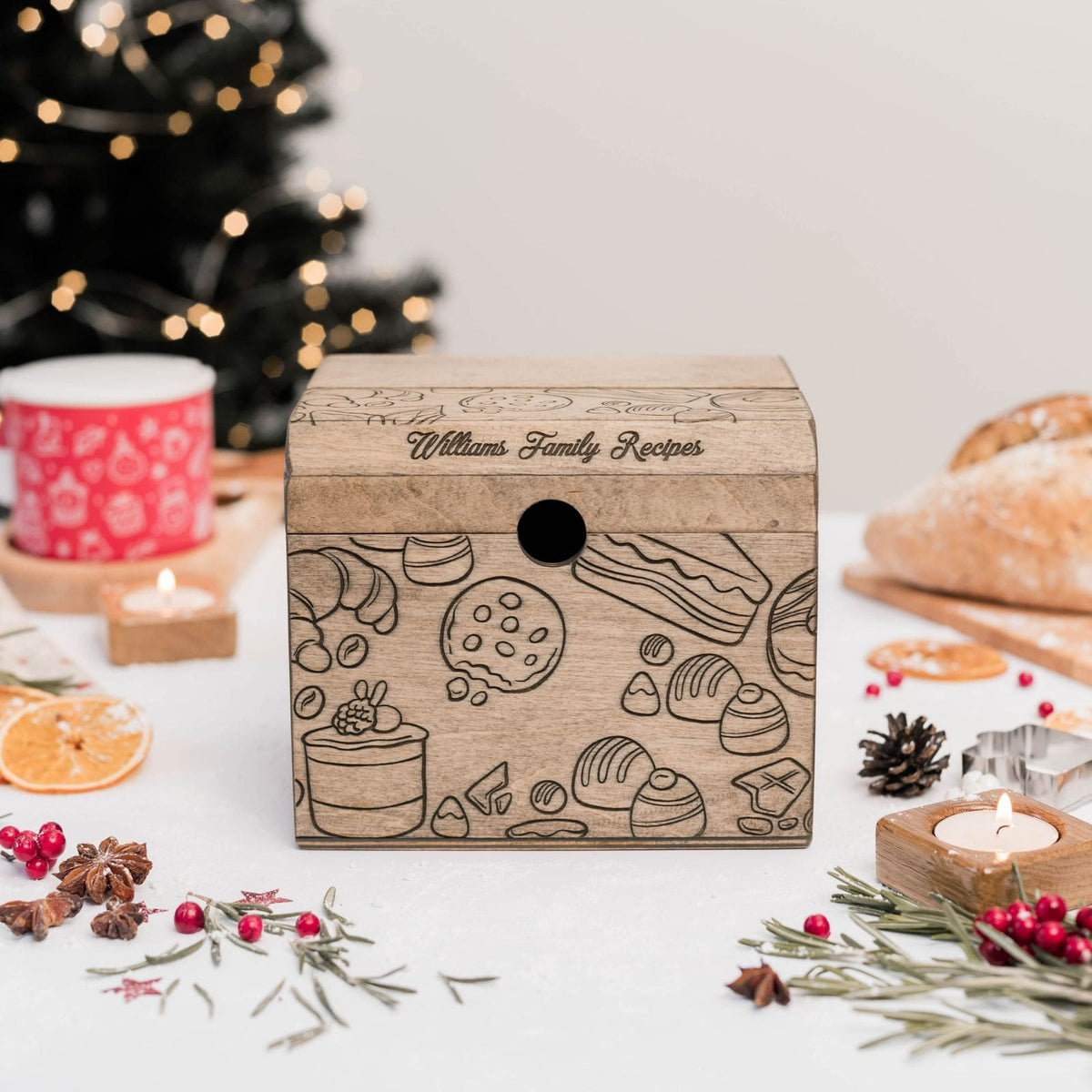 Wooden Recipe Box – Pastries Collection, photo 10 of 10