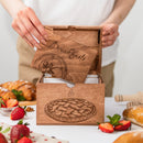 Wooden Recipe Box – Pies & Desserts