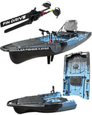 Recon 10ft Fin Drive Modular Fishing Kayak by ReelYaks
