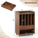 Record Player Stand Turntable Stand with Drawer and Record Holder by LJGDeals