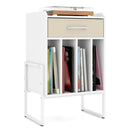 Record Player Stand with Drawer and Record Holder by LJGDeals
