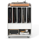 Record Player Stand Turntable Stand with Drawer and Record Holder