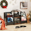 Record Player Stand for up to 200 Albums Turntable Display Stand with 3 Shelves by LJGDeals