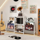 Record Player Stand for up to 200 Albums Turntable Display Stand with 3 Shelves by LJGDeals