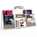 Record Player Stand for up to 200 Albums Turntable Display Stand with 3 Shelves by LJGDeals