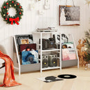 Record Player Stand for up to 200 Albums Turntable Display Stand with 3 Shelves by LJGDeals