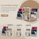 Record Player Stand for up to 200 Albums Turntable Display Stand with 3 Shelves