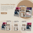 Record Player Stand for up to 200 Albums Turntable Display Stand with 3 Shelves by LJGDeals