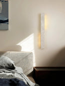 Rectangle Fini Travertine Wall Lamp