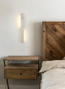 Rectangle Fini Travertine Wall Lamp
