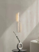 Rectangle Fini Travertine Wall Lamp