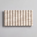 Rectangle Grille Travertine Wall Lamp