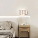 Rectangle Grille Travertine Wall Lamp