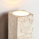 Rectangle Travertine Terra Form Wall Sconce