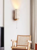 Rectangle Travertine Terra Form Wall Sconce