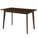 Rectangle Dining Table for 4-6 People 47" Kitchen Table-Walnut by LJGDeals