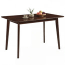Rectangle Dining Table for 4-6 People 47" Kitchen Table-Walnut by LJGDeals