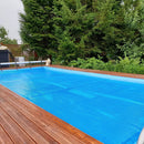 Rectangle Swimming Pool Cover 12-MIL Heat Retaining Pool Solar Blanket with Carrying Bag by LJGDeals