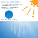 Rectangle Swimming Pool Cover 12-MIL Heat Retaining Pool Solar Blanket with Carrying Bag by LJGDeals