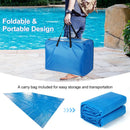 Rectangle Swimming Pool Cover 12-MIL Heat Retaining Pool Solar Blanket with Carrying Bag by LJGDeals