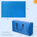 Rectangle Swimming Pool Cover 12-MIL Heat Retaining Pool Solar Blanket with Carrying Bag by LJGDeals