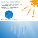 Rectangle Swimming Pool Cover 12-MIL Heat Retaining Pool Solar Blanket with Carrying Bag by LJGDeals