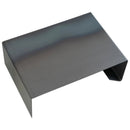 Rectangular Metal Coffee Table with storage Heavy Duty Raw Steel (D)24" (W)36" (H)12" top angle view