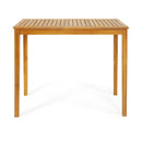 Rectangular Indoor and Outdoor Bar Height Table for Garden by LJGDeals