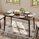 Rectangular Dining Table for 4 - Coffee Finish