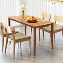 Rectangular Outdoor Dining Table Acacia Wood for 4-6 People by DirectDeals