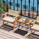 Rectangular Reclaimed Recycled Indonesia Teak Wood End Table by LJGDeals