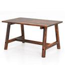 Solid Wood Patio Coffee Table with Slatted Tabletop by DirectDeals