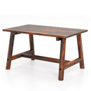 Solid Wood Patio Coffee Table with Slatted Tabletop by LJGDeals