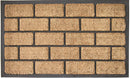 BRICKS RECYCLED RUBBER COIR DOORMAT
