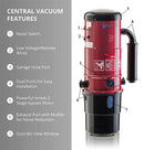 Prolux CV12000 Central Vacuum Power Unit with powerful 2 speed motor and 25 Year Warranty!
