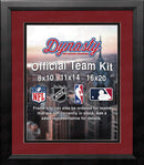 NBA Basketball Photo Picture Frame Kit - Portland Trailblazers (Red Matting, Black Trim) by Dynasty Sports & Framing